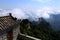 Blue sky and clouds in Wudang mountain , a famous Taoist Holy Land in China