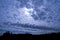 Blue Sky With Dramatic Clouds With Sunlight