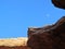 Blue Sky Framed by Southwest United States Desert Cliffs