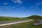 Blue sky and grassland