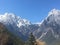 Blue sky, great snow mountain