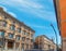 Blue sky over Palazzo Madama, seat of Italian senate