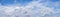 Blue sky panorama and beautiful clouds shape. Image for background and wallpaper.Blue sky with clouds background.Sky daylight. Nat