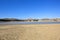 Blue sky reflected in an Andalucian reservoir