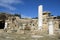 Blue sky and ruins in Carthage, Tunisia