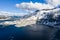 Blue Sky and Sierra Nevada Mountains, California