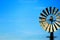 Blue Sky Vintage Windmill Abstract Background