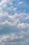 blue sky with white cloud background. turquoise sky with different types of clouds. Beautiful blue sky and clouds natural