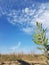 Blue sky and white clouds