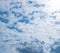 Blue Sky with White Clouds, Sunny Cloudy Sky Texture Background, Fluffy Clouds Pattern, Sunny Cumulus