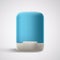 Blue smart speaker