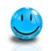 Blue Smiley 3D Happy Face