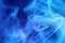 Blue smoke texture background, abstract magic swirl of steam, generative AI