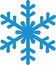 Blue Snowflake icon