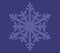 Blue snowflake icon