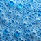 blue soap foam texture background