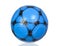 Blue soccer ball