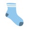 blue sock icon vector design