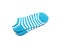 Blue Sock, Isolated on a white background