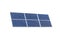 Blue Solar panel isolated on white background. Solar panels pattern for sustainable energy. Renewable solar energy. Alternative