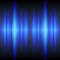 Blue sound waves