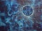 Blue spacy coronal background