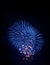 Blue sparkle firework