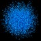 Blue Sphere Particles Bunch