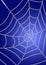 Blue spiderweb