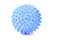 Blue spiky ball - toy for dogs