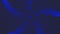 Blue spin pentagonal star simple flat geometric on dark grey black background loop. Starry spinning radio waves endless creative