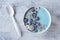 Blue Spirulina Berry Dragonfruit Yogurt Smoothie Bowl