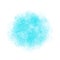 A blue spot, imitation of a transparent watercolor. Oval translucent paint spot