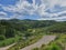 Blue Spring Skyes mountain roads winding