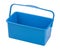 Blue square empty cleaning water bucket