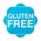 Blue square icon gluten free