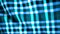 Blue Squares Fabric Cloth Material Texture Seamless Looped Background. Abstract blue cloth, jeans, animation. Loop.