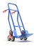 Blue stair climbing hand truck