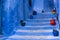 Blue staircase in Chefchaouen