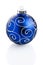 Blue Standing Christmas Ball Ornament