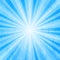 Blue star burst background