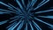 Blue star trails or starlights, wide angle 3d animation using as science fiction background