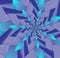 Blue stars rotate vector illustration.