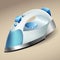 Blue steam iron