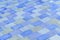 Blue stone paving slabs floor tile urban texture street road geometric pattern background