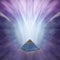 Blue Stone Throat Chakra Orgone Pyramid background