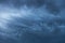 Blue storm clouds background