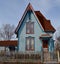 Blue Storybook House