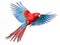 Blue streaked Lory  Made With Generative AI illustration