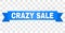 Blue Stripe with CRAZY SALE Caption